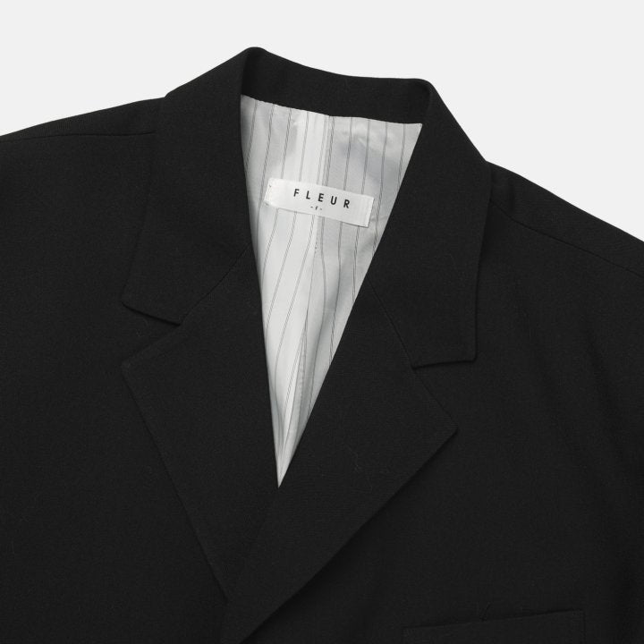 Pleat Cropped Jacket