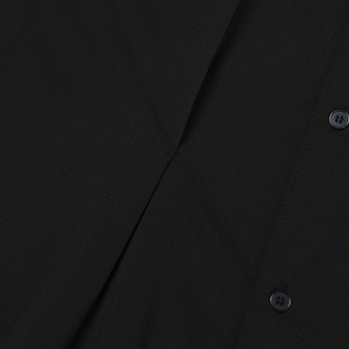 Bar-Tack Pleat Oversize Shirt