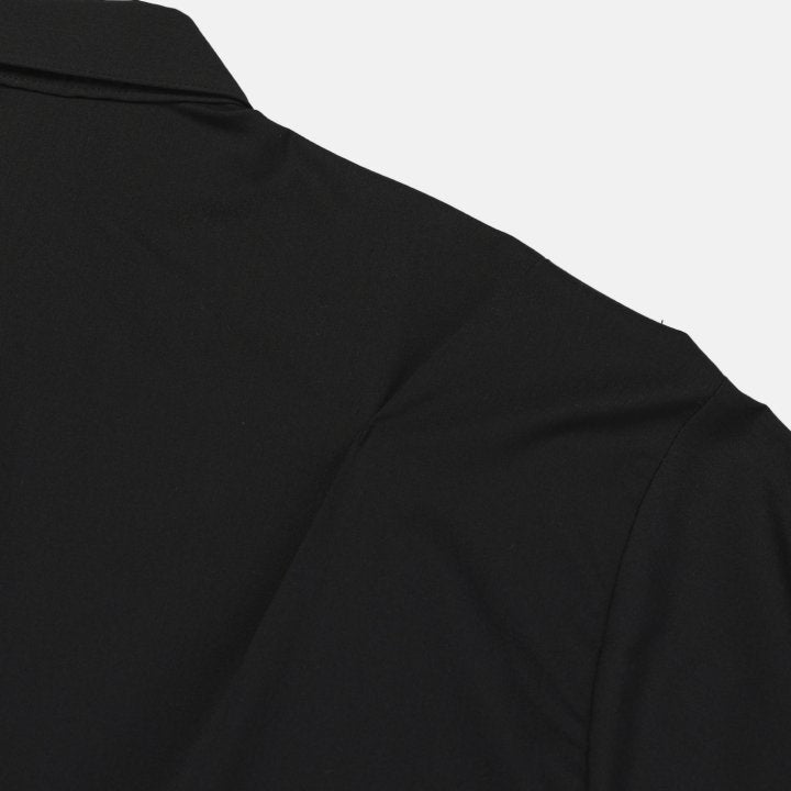 Bar-Tack Pleat Oversize Shirt