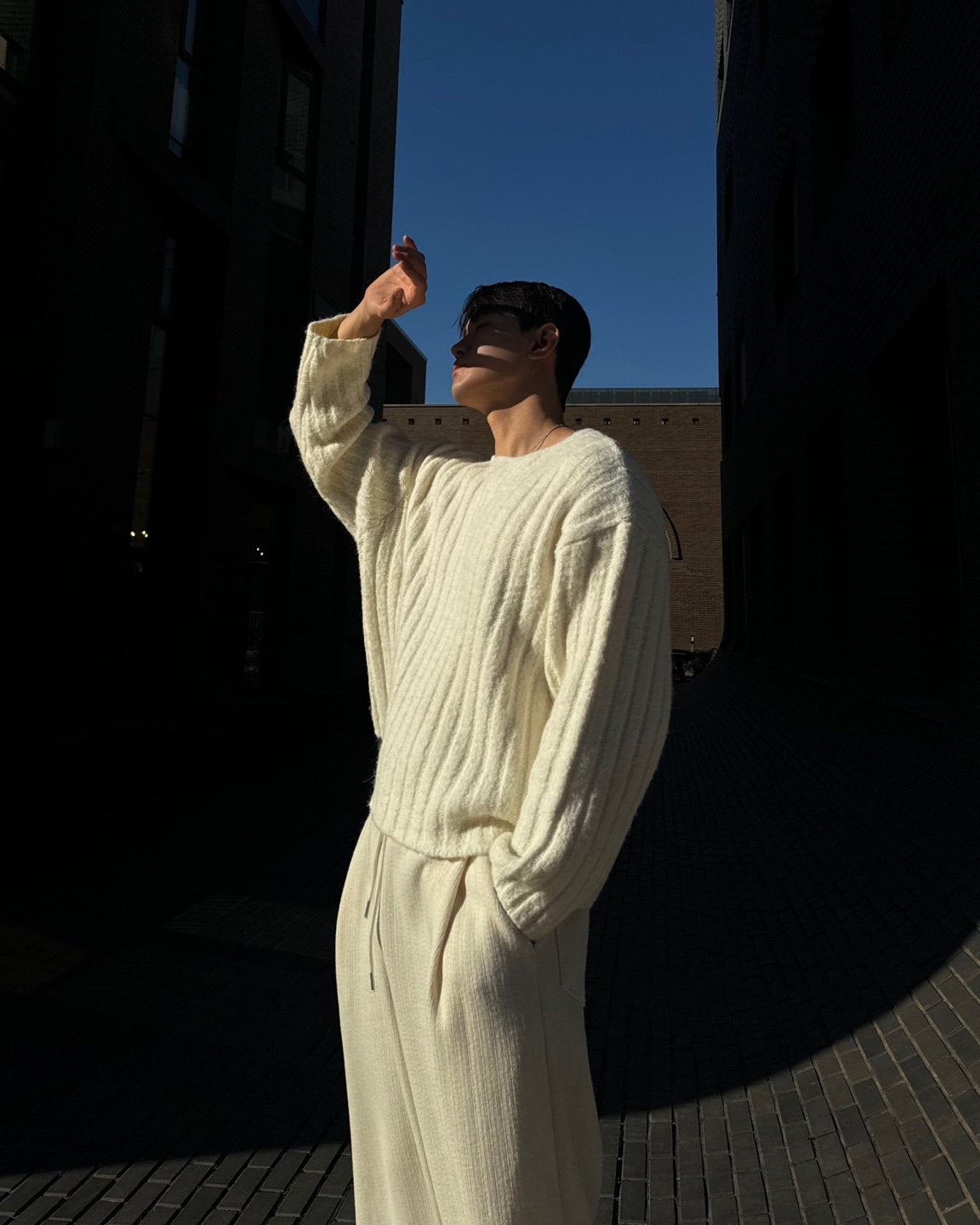 Raven Cropped Rib Knit