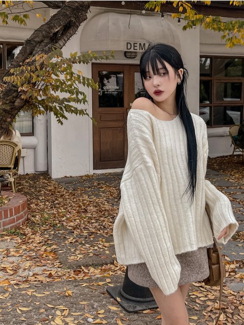 Raven Cropped Rib Knit