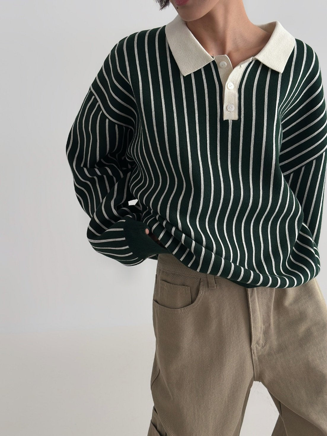 Loader Stripe Polo Knit