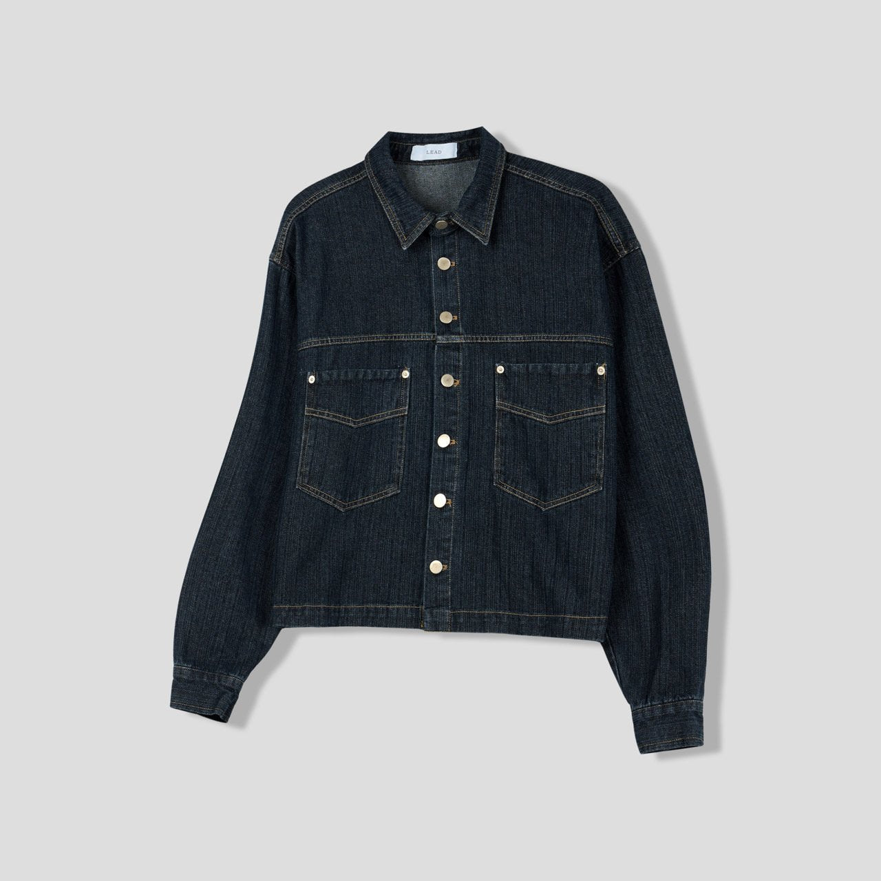 Broad Stripe Denim Jacket