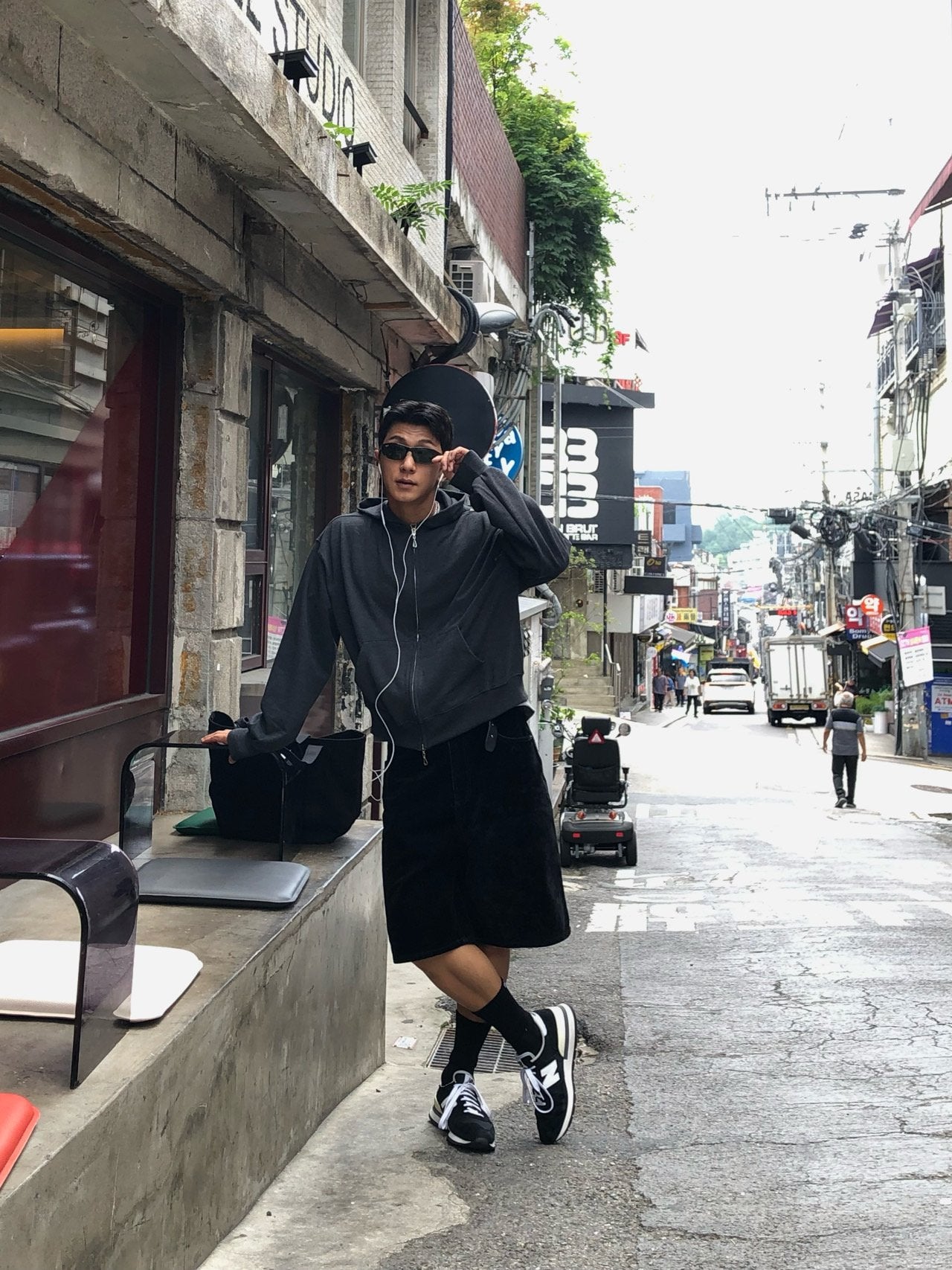 Prism Cropped Zip Hoodie