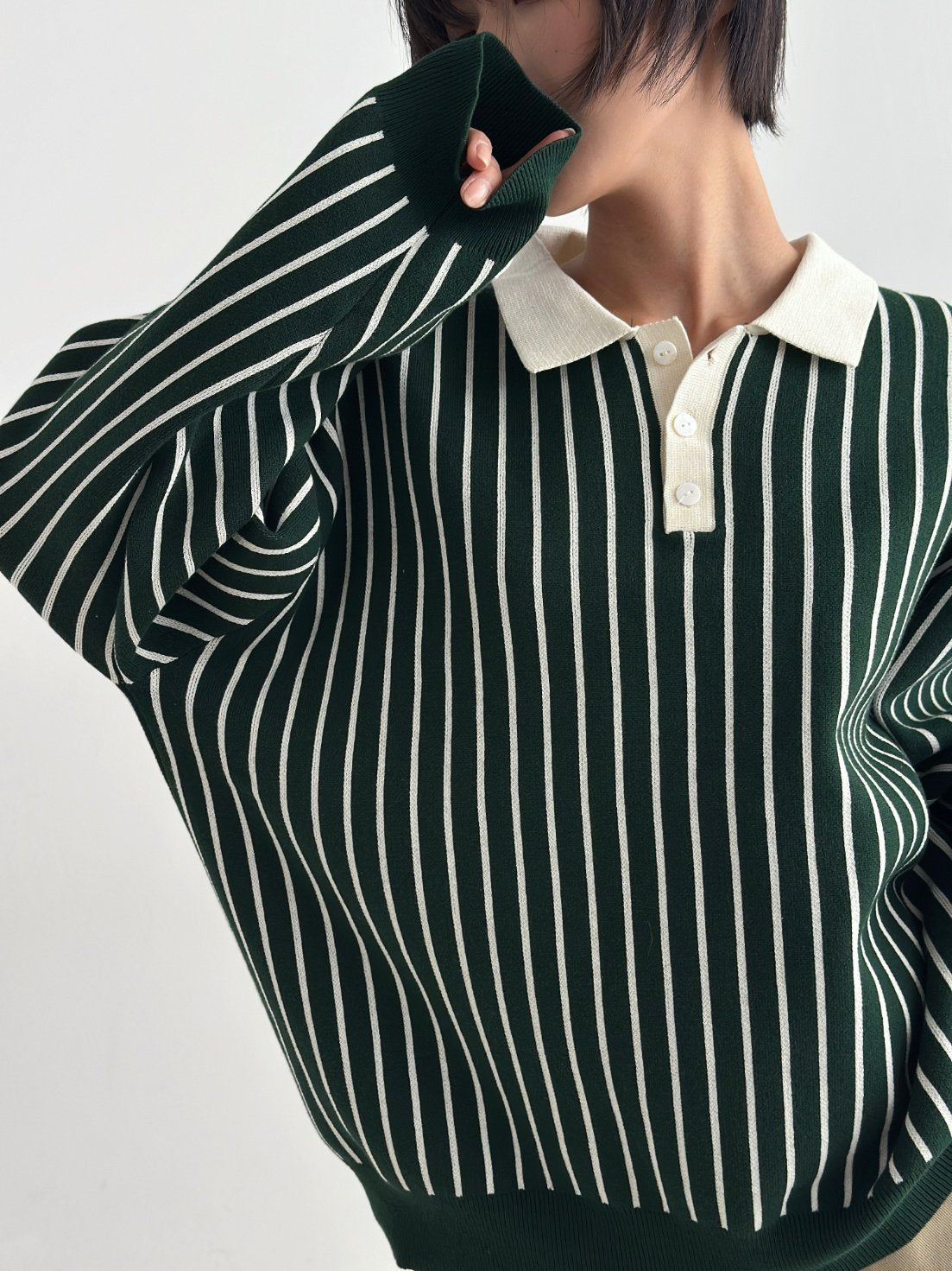 Loader Stripe Polo Knit