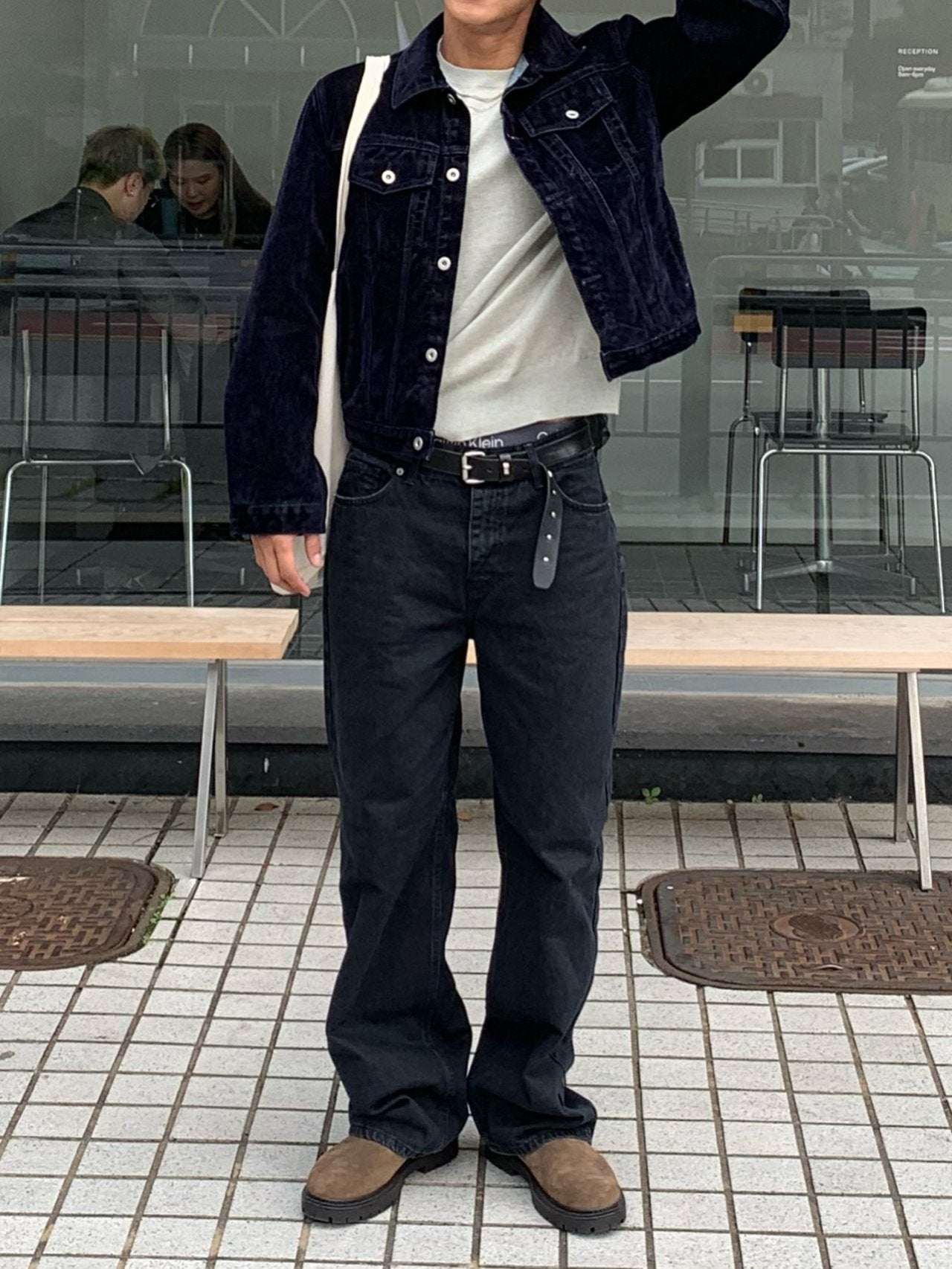 Velvet-Coated Trucker Jacket (Type-3)