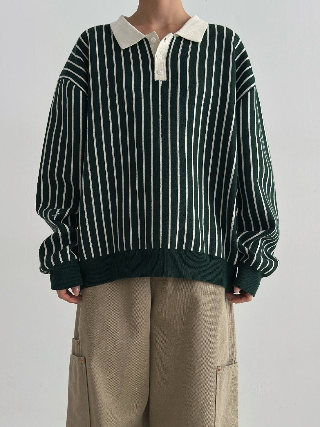Loader Stripe Polo Knit