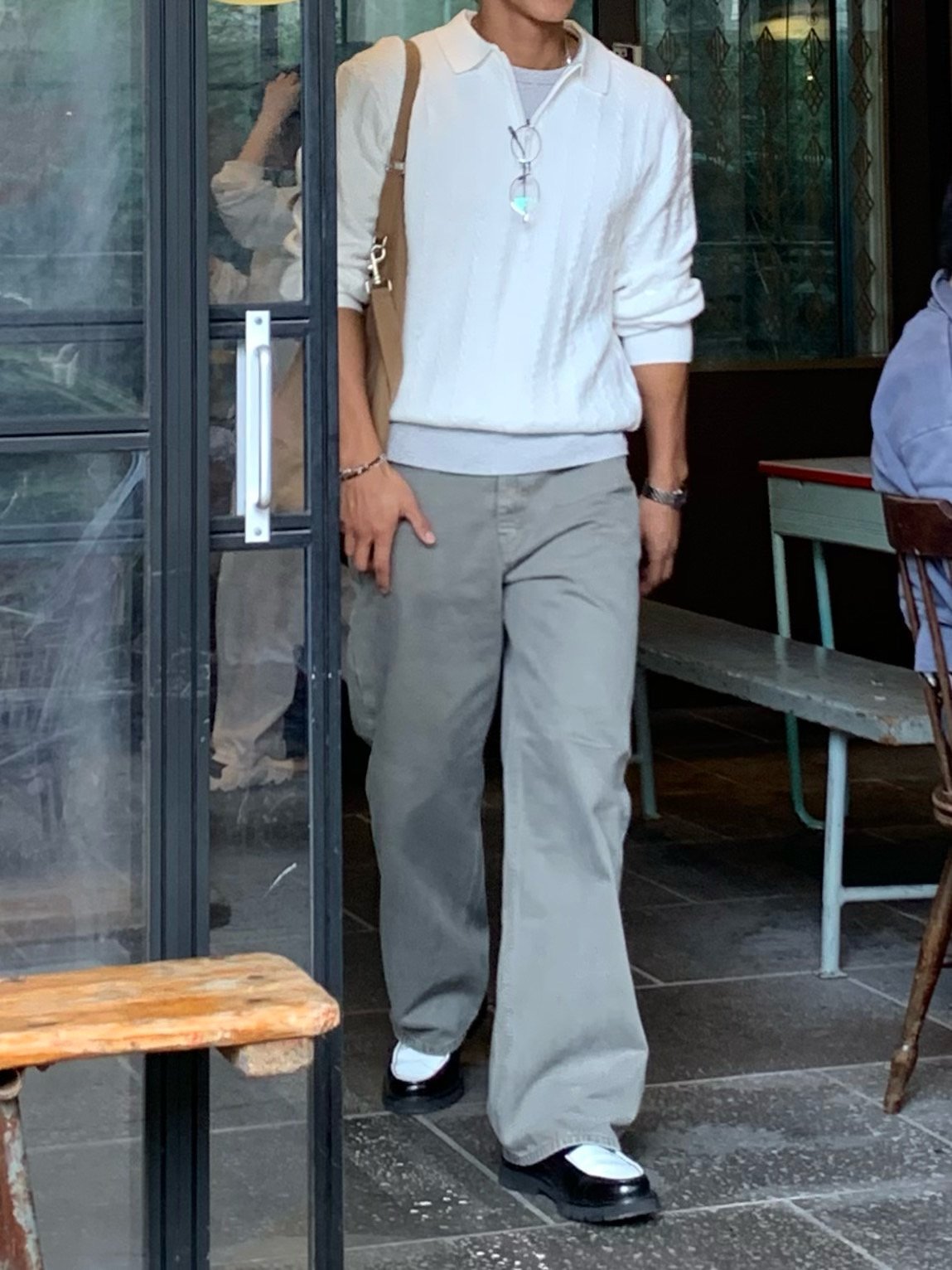 Dying Salt Straight Pants