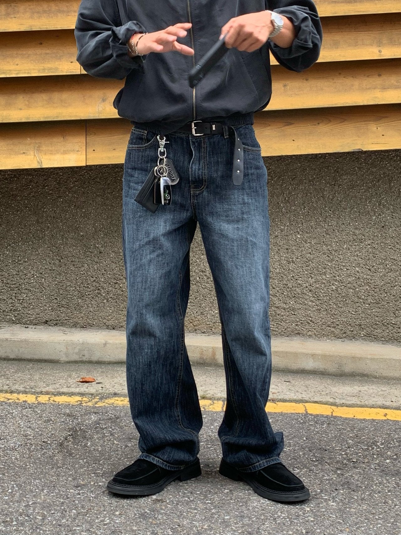 NEX Straight Denim Pants