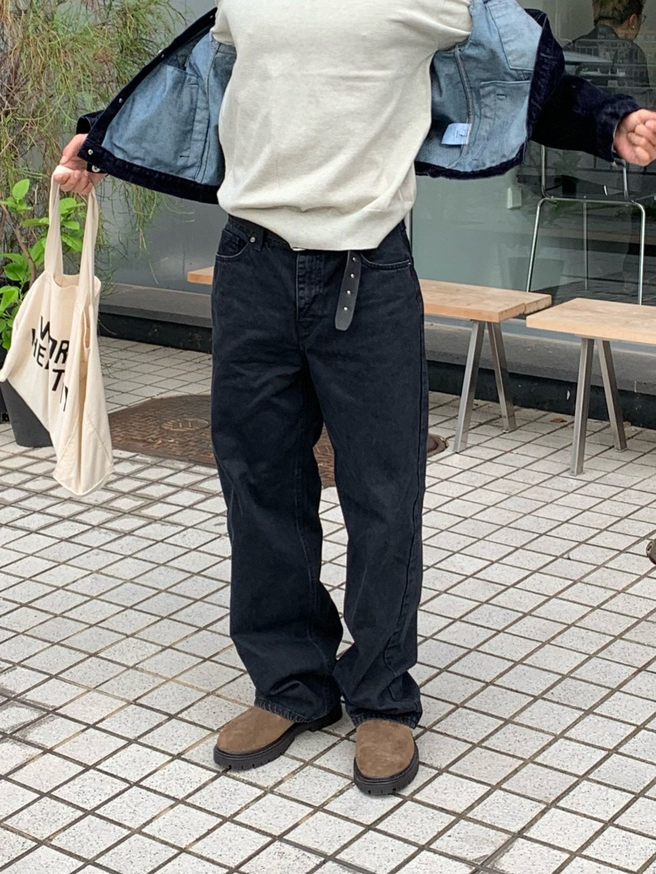 Dying Salt Straight Pants