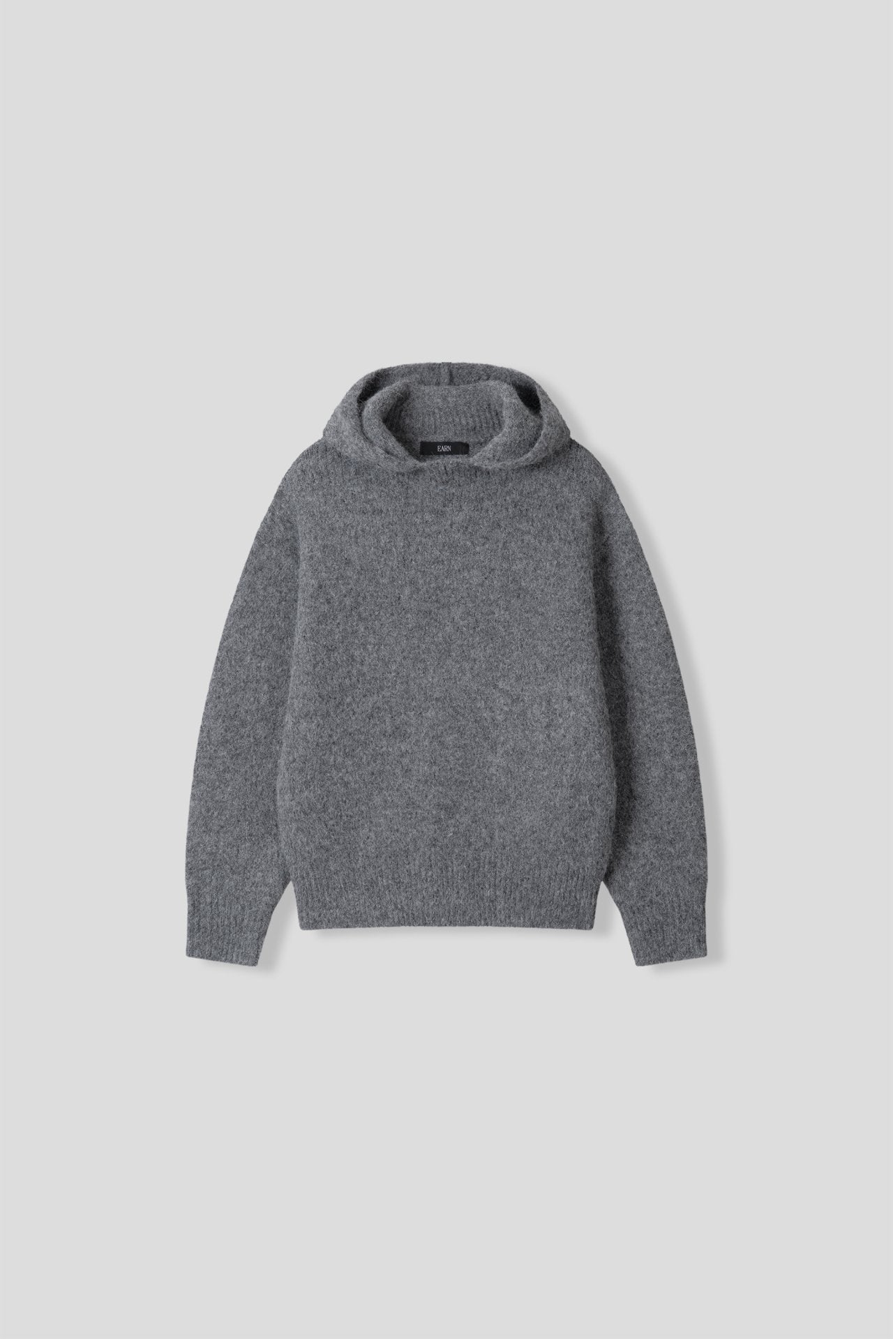 Kink Mohair Hood Knit