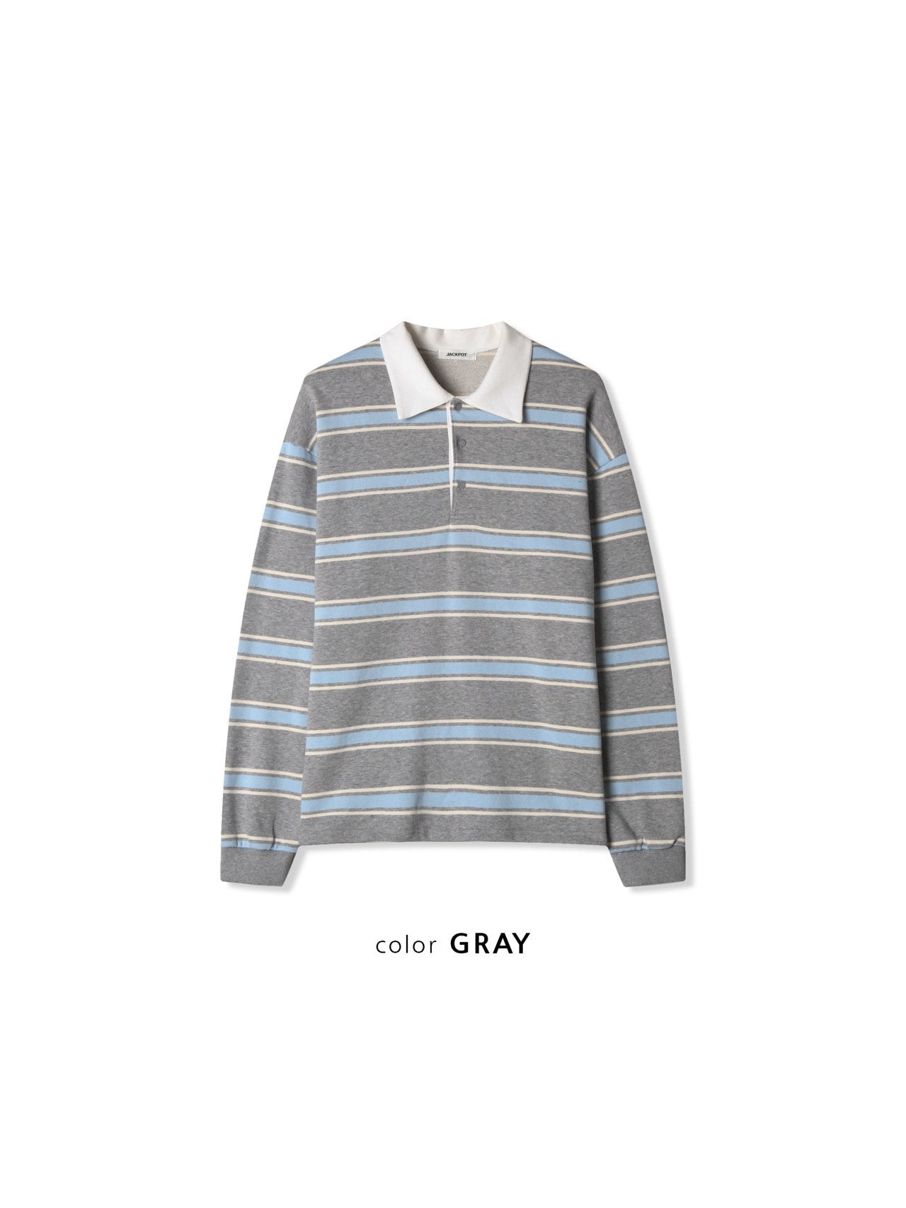 Ive Collar Stripe Long Sleeve Tee