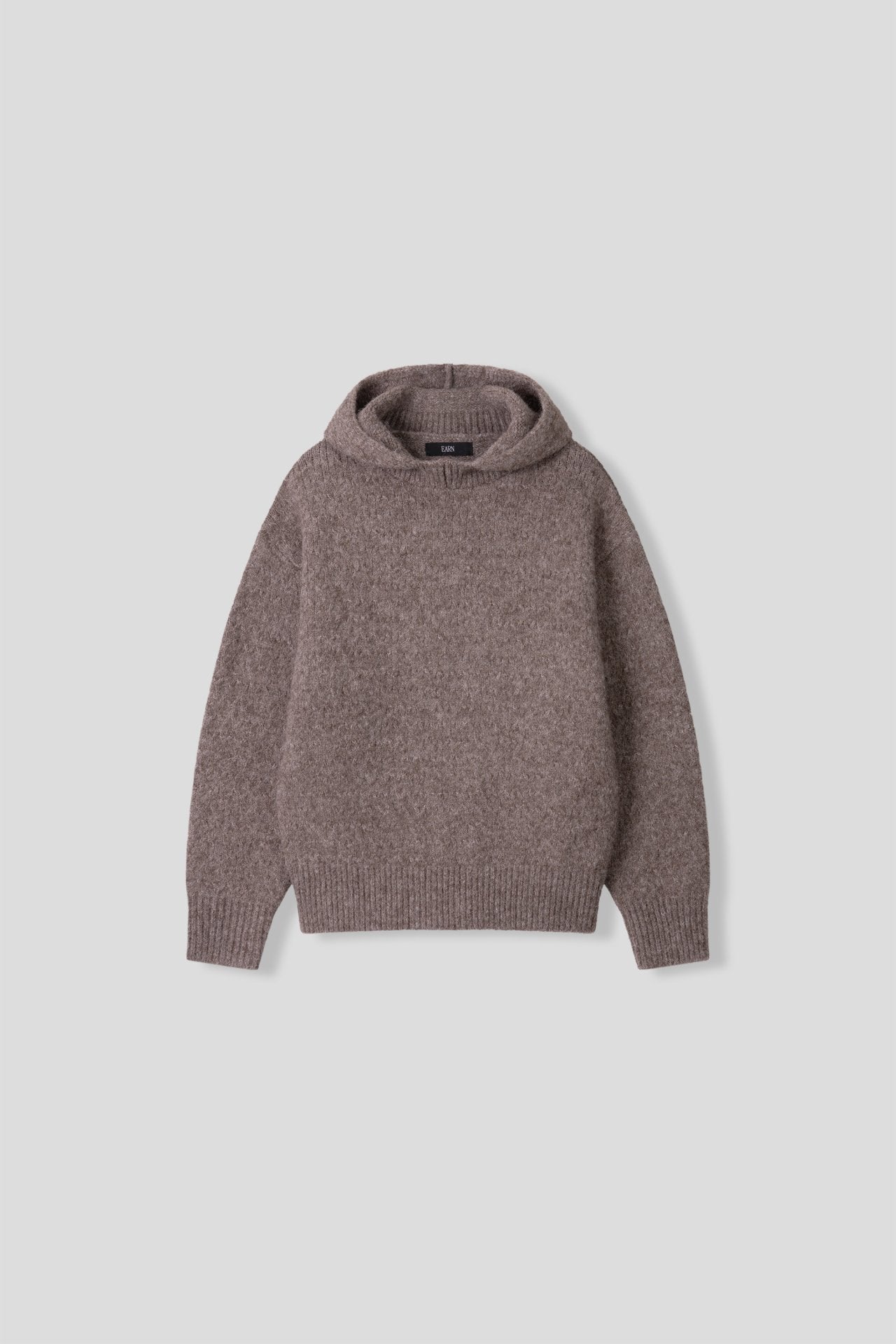 Kink Mohair Hood Knit