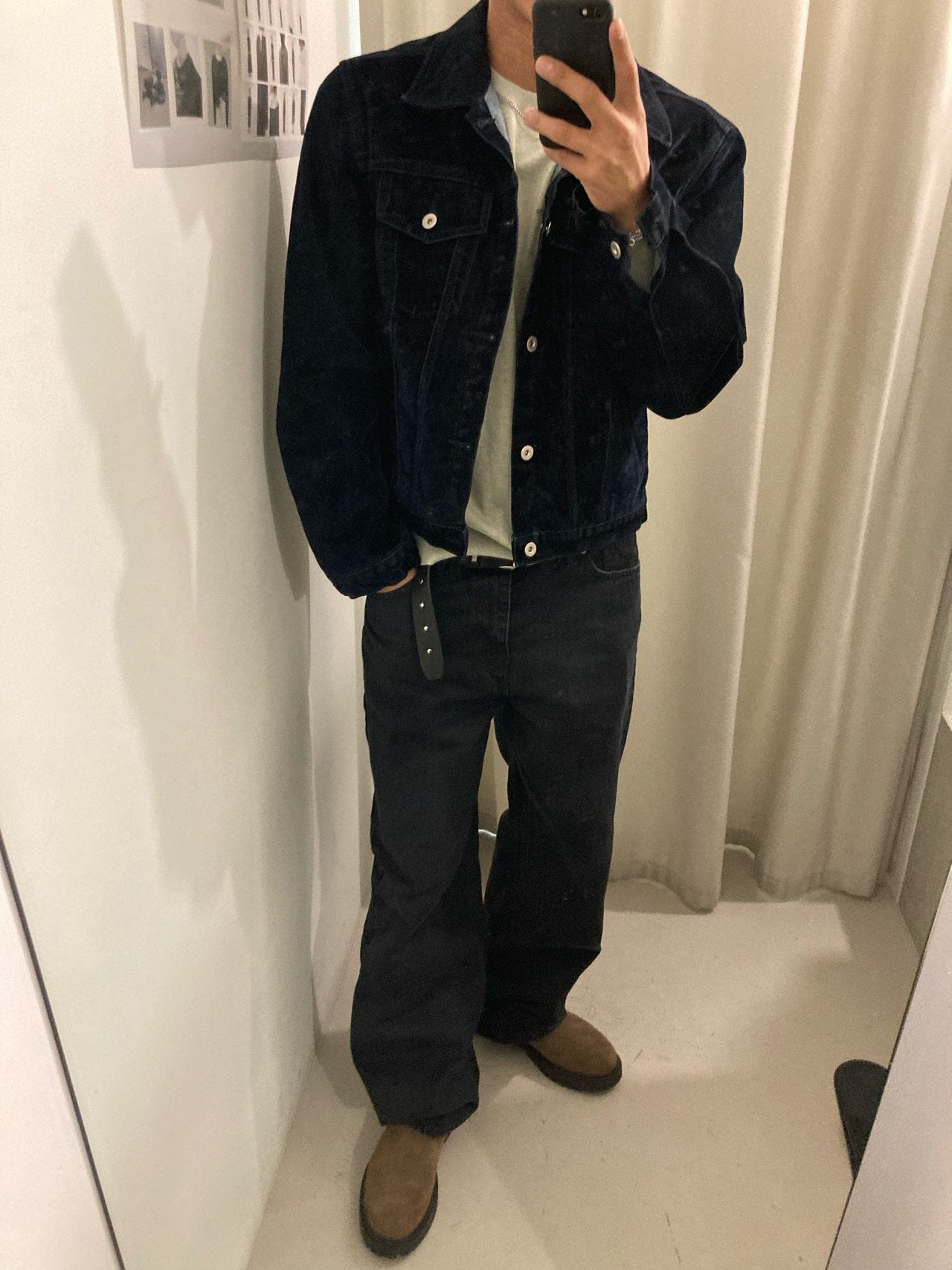 Velvet-Coated Trucker Jacket (Type-3)