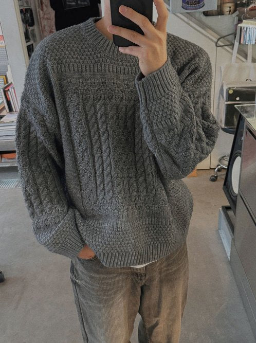 Rank Emboss Knit
