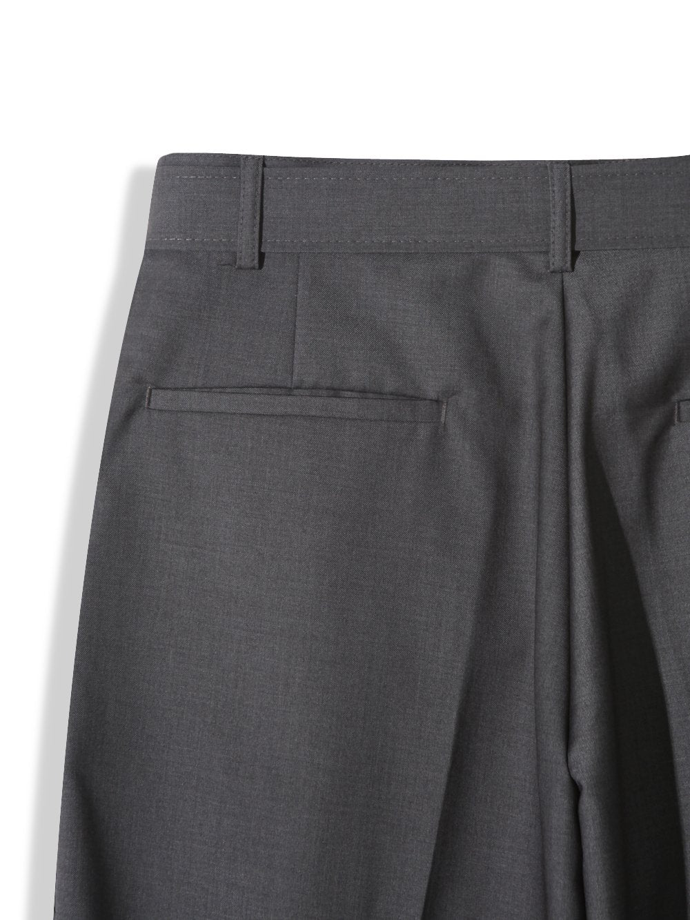 Wide Belted Pleat Slacks