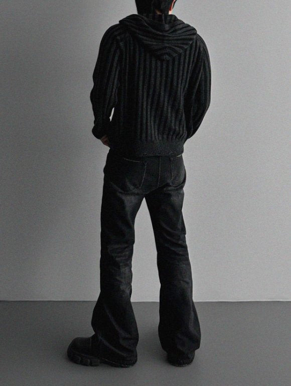 Next Wool Hooded Zip-Up Knit