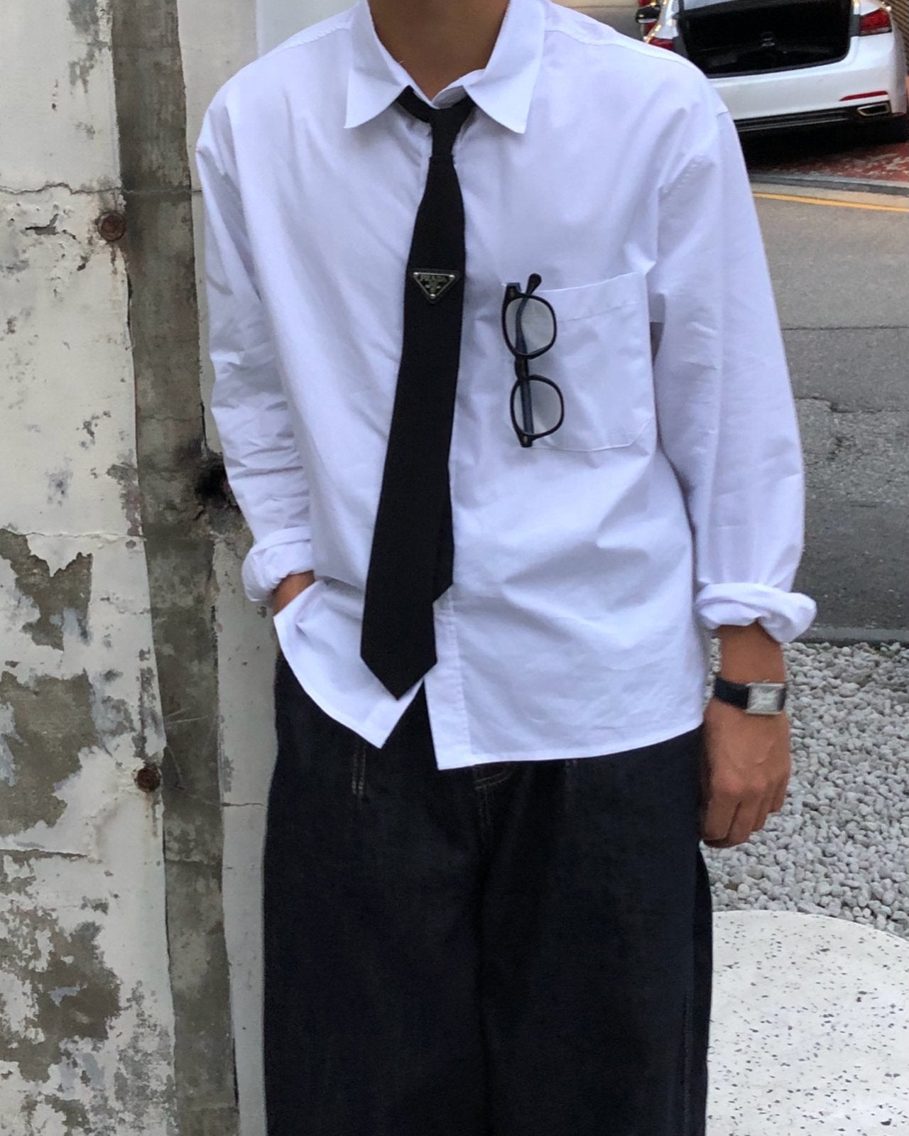 Essential Boxy Pocket Shirt