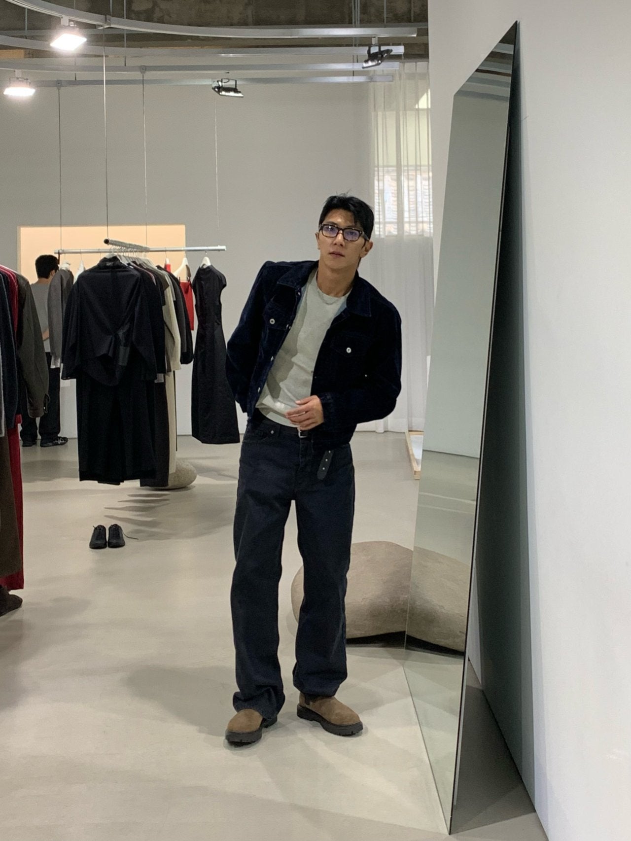 Velvet-Coated Trucker Jacket (Type-3)