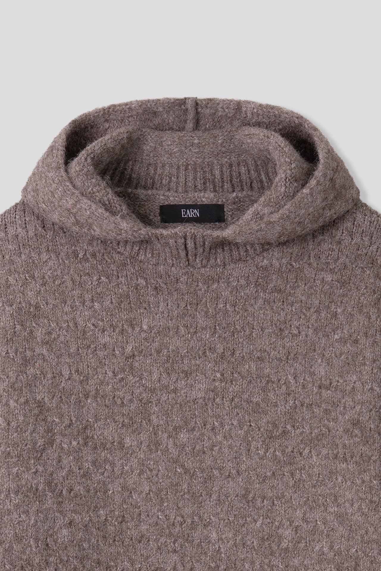 Kink Mohair Hood Knit