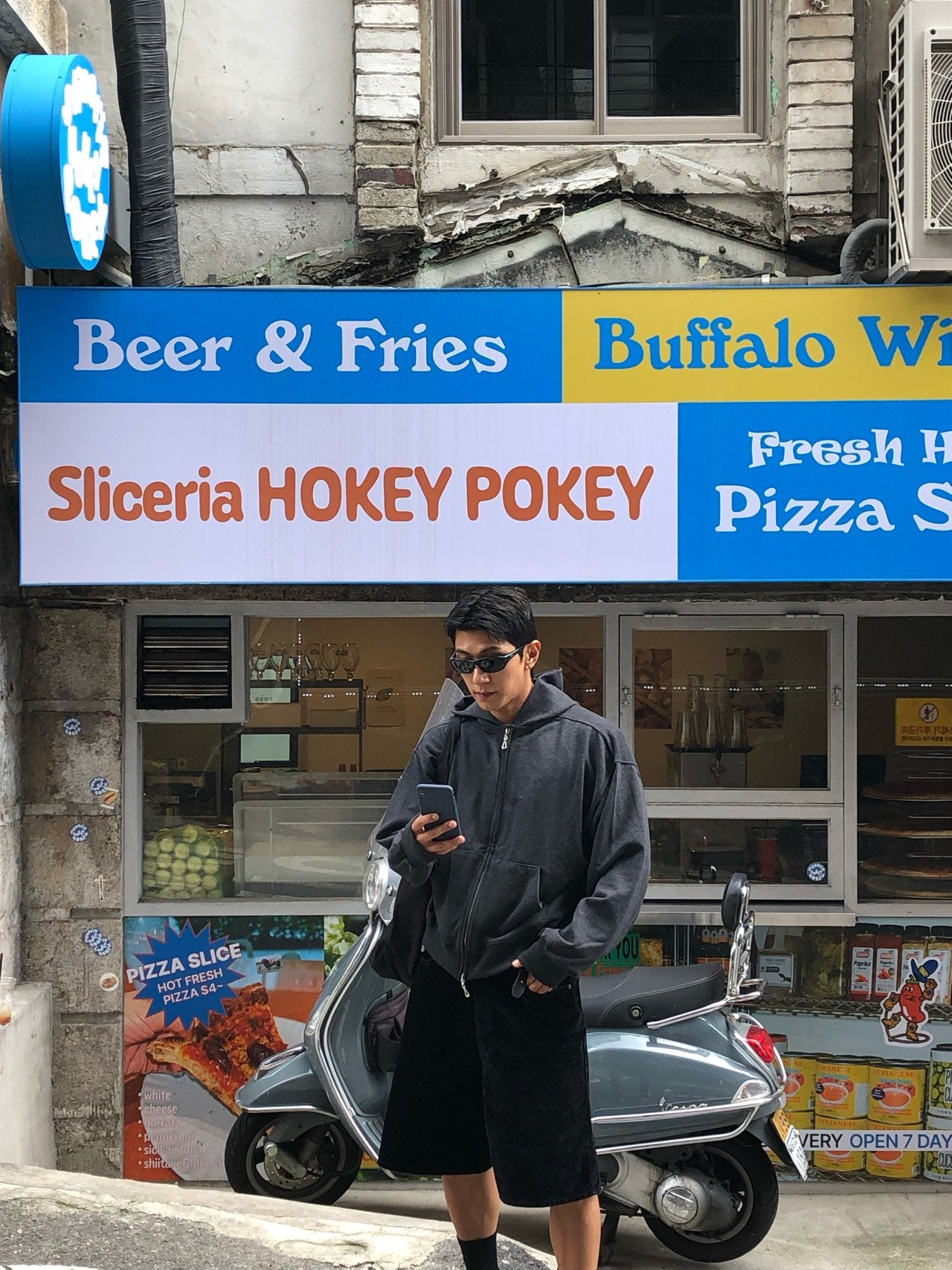 Prism Cropped Zip Hoodie