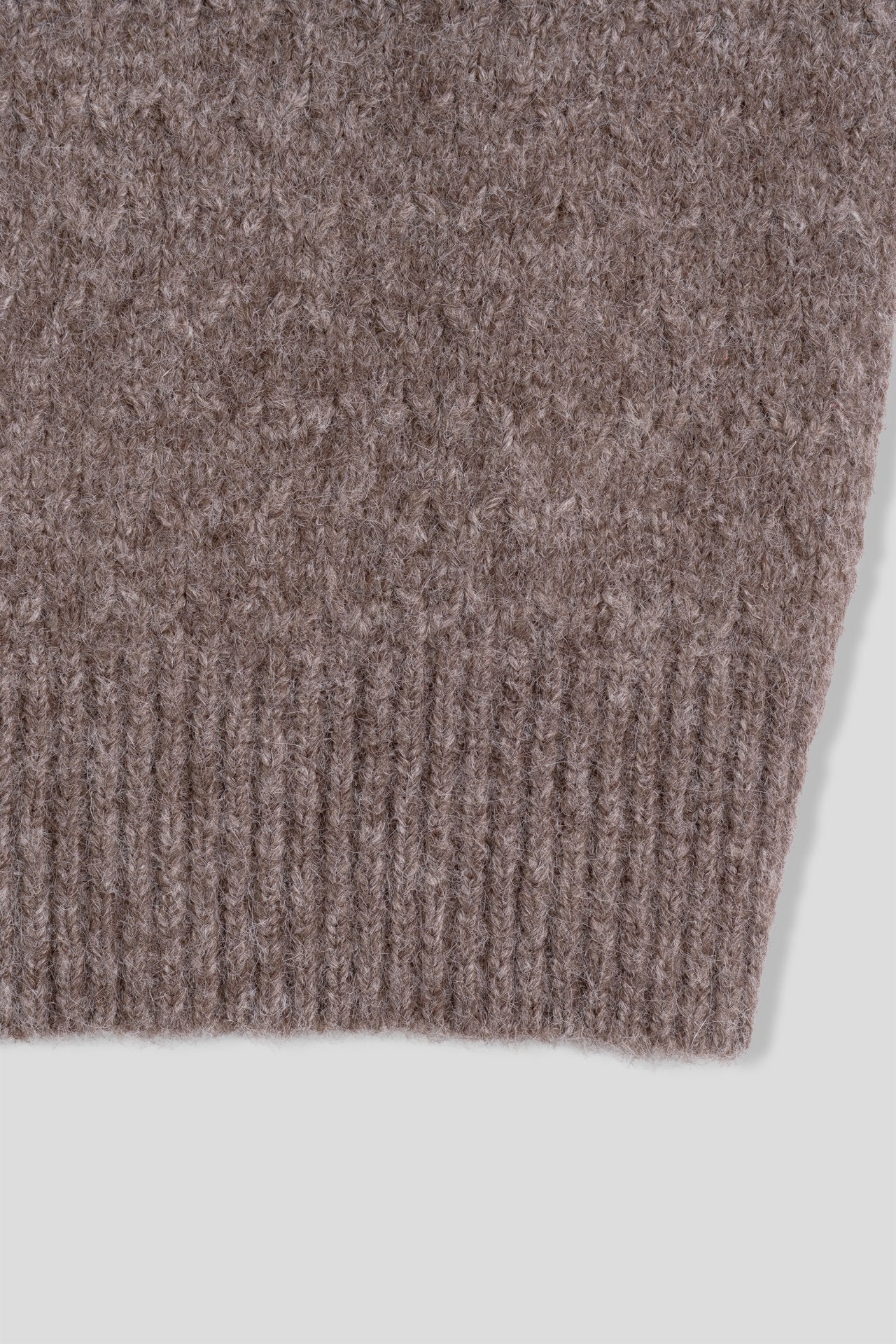 Kink Mohair Hood Knit