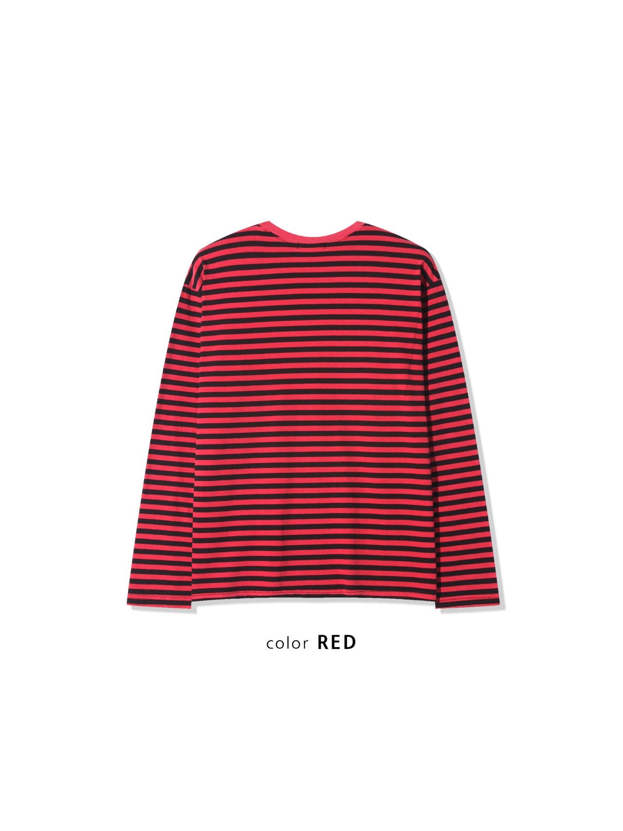 Pigment Stripe Crewneck L/S Tee