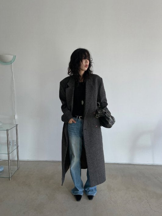 Grace Herringbone Coat