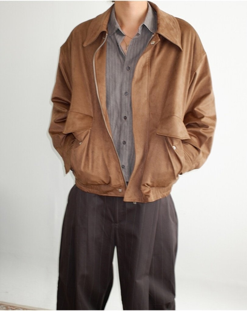Suede-Touch Field Blouson