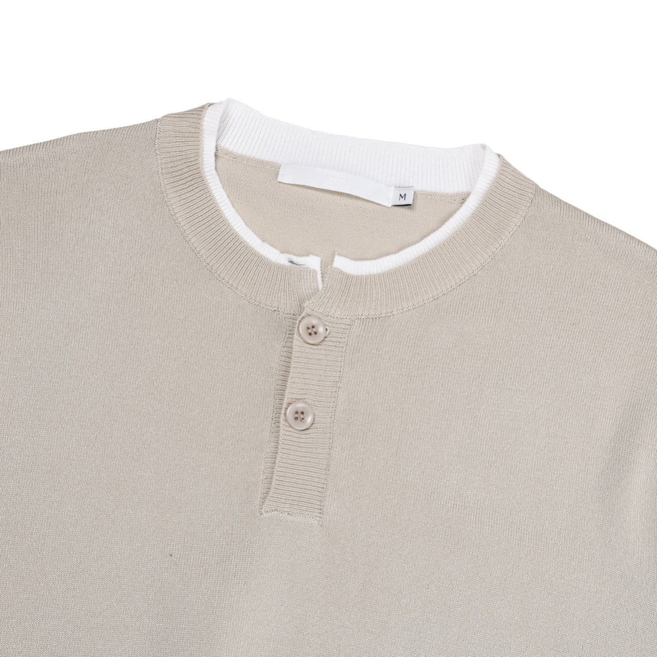 Trim Henley Knit