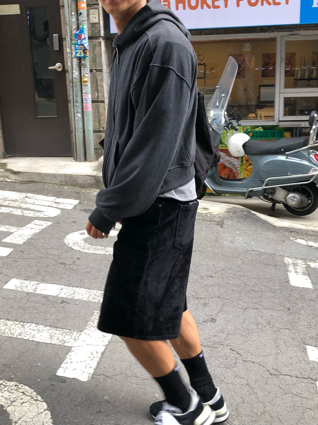 Prism Cropped Zip Hoodie