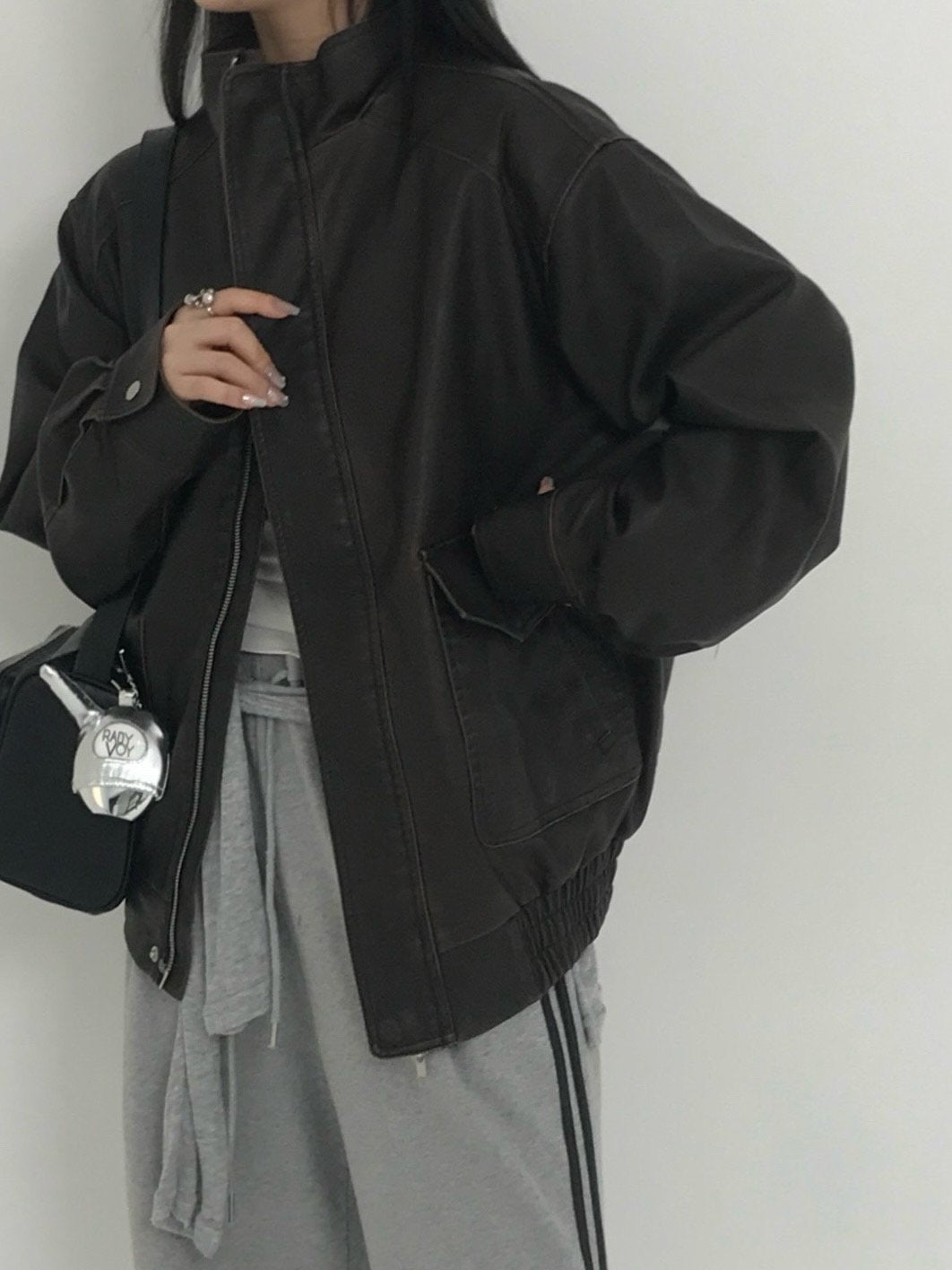 Glow Leather Jacket – WooStore