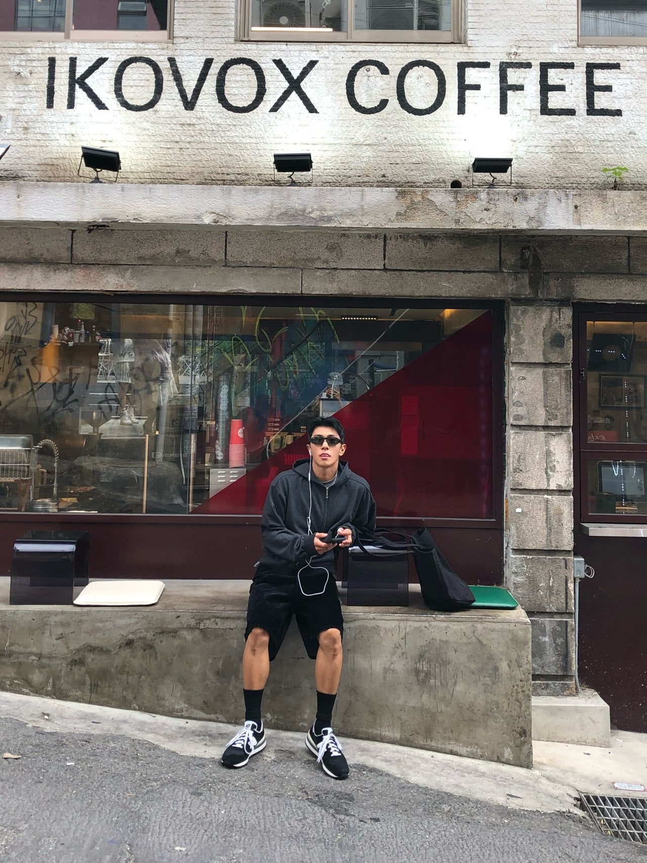 Prism Cropped Zip Hoodie