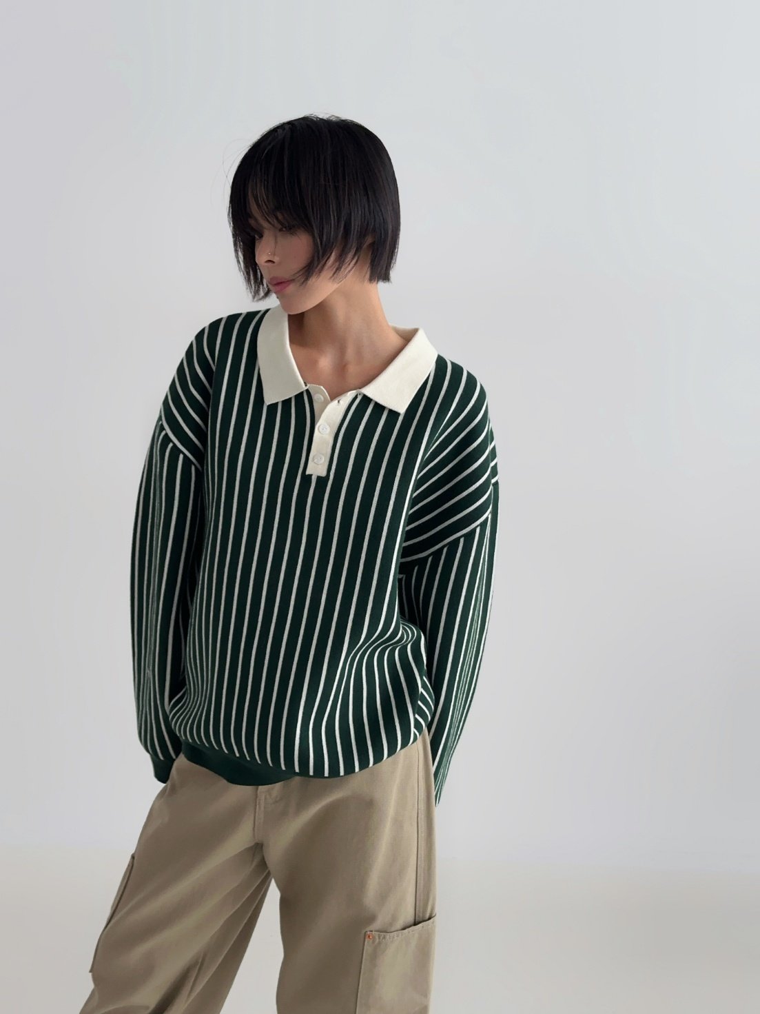 Loader Stripe Polo Knit