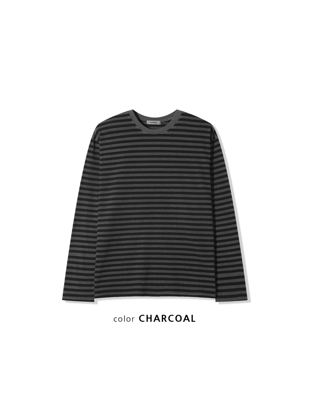 Pigment Stripe Crewneck L/S Tee