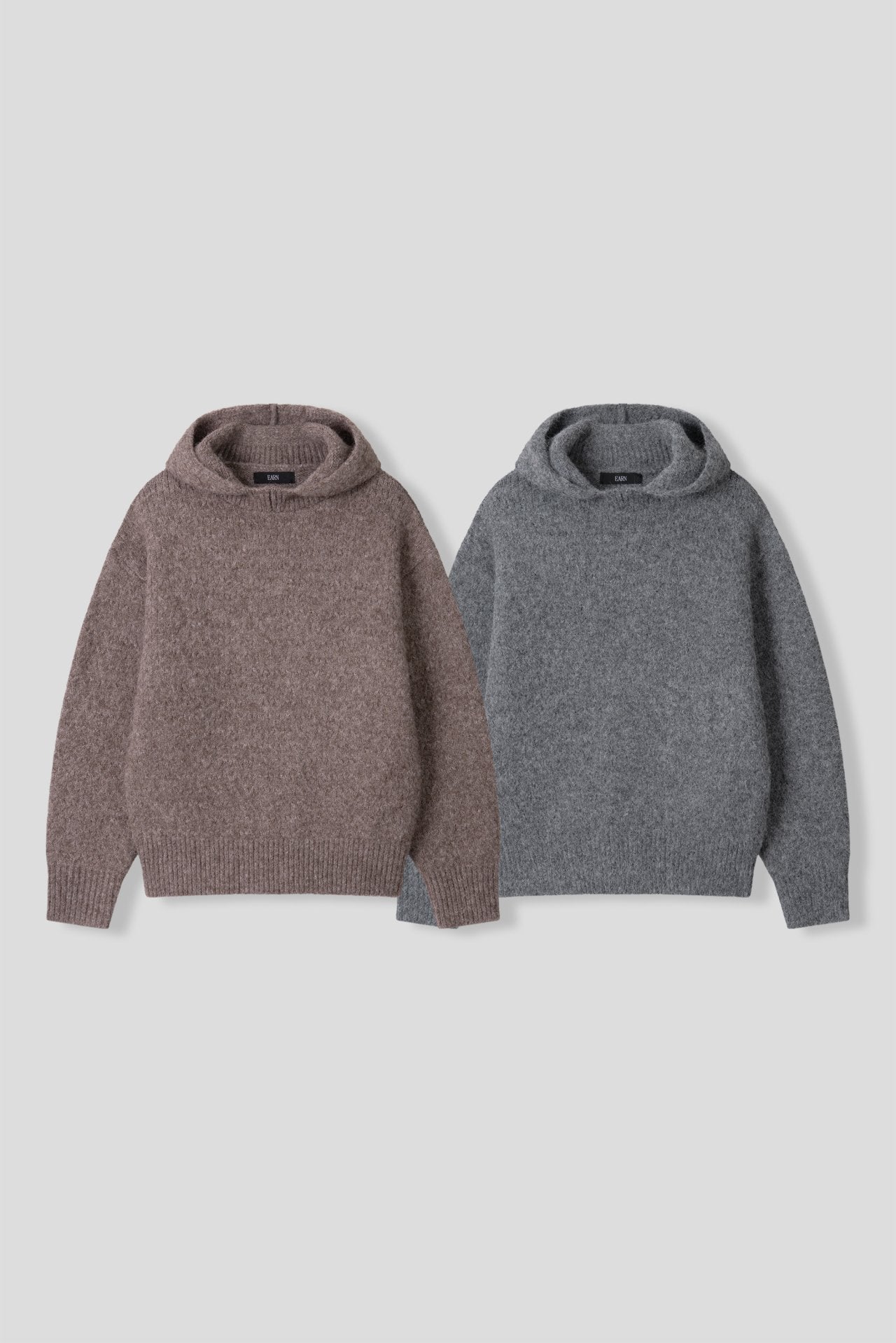Kink Mohair Hood Knit