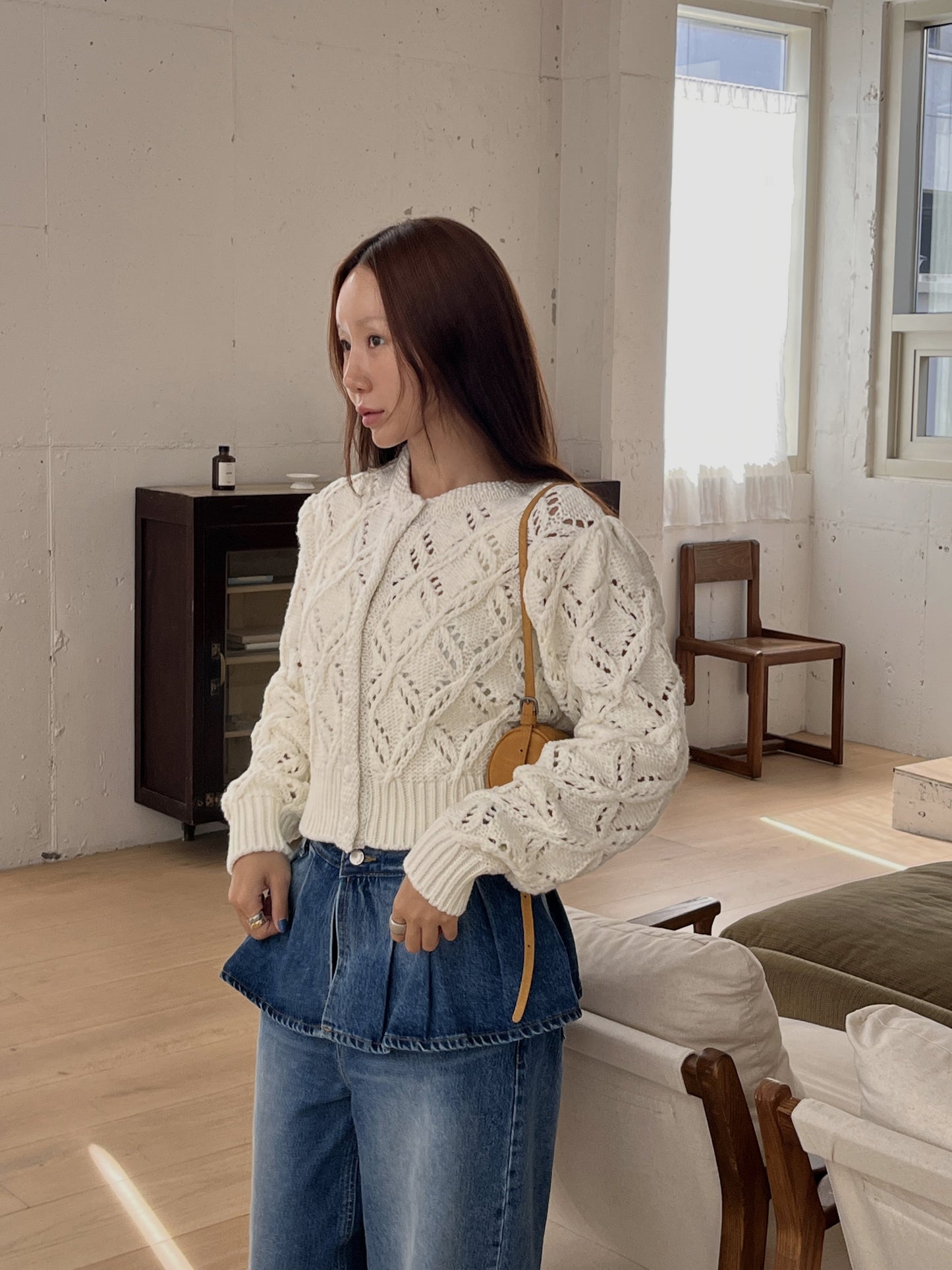 【A MA:DE 2025AW】Scar cardigan ( 3color )