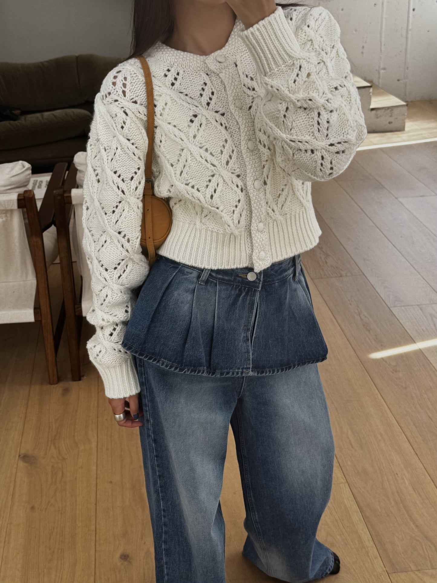 【A MA:DE 2025AW】Scar cardigan ( 3color )