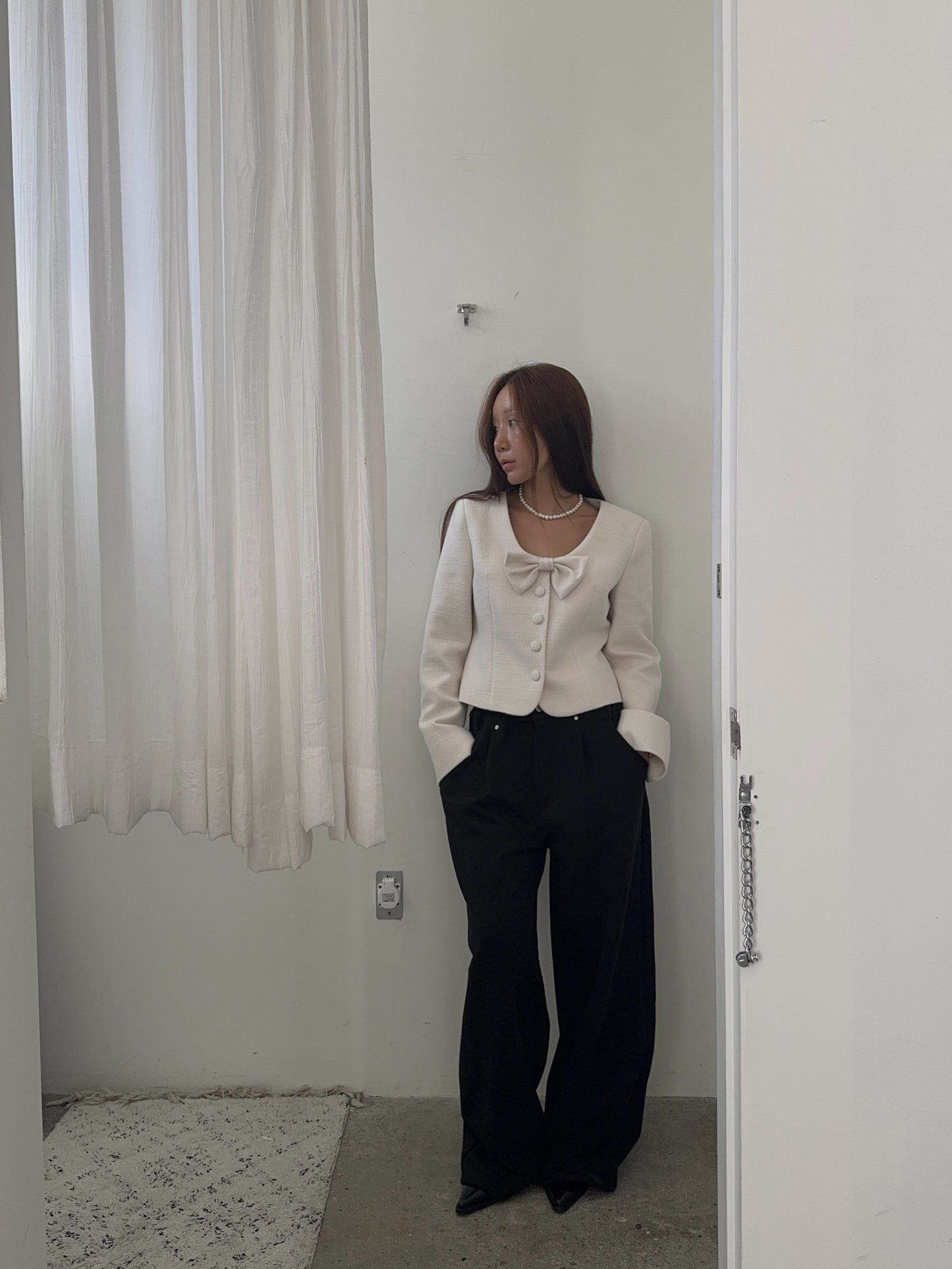 【A MA:DE 2025AW】Ribbon jacket ( 3color )