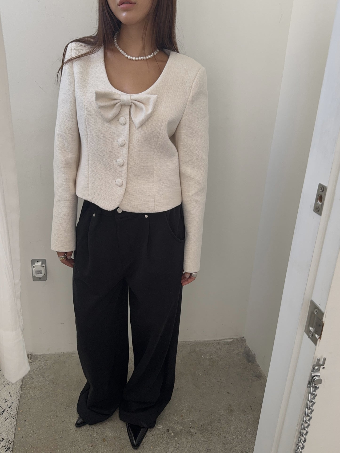 【A MA:DE 2025AW】Ribbon jacket ( 3color )