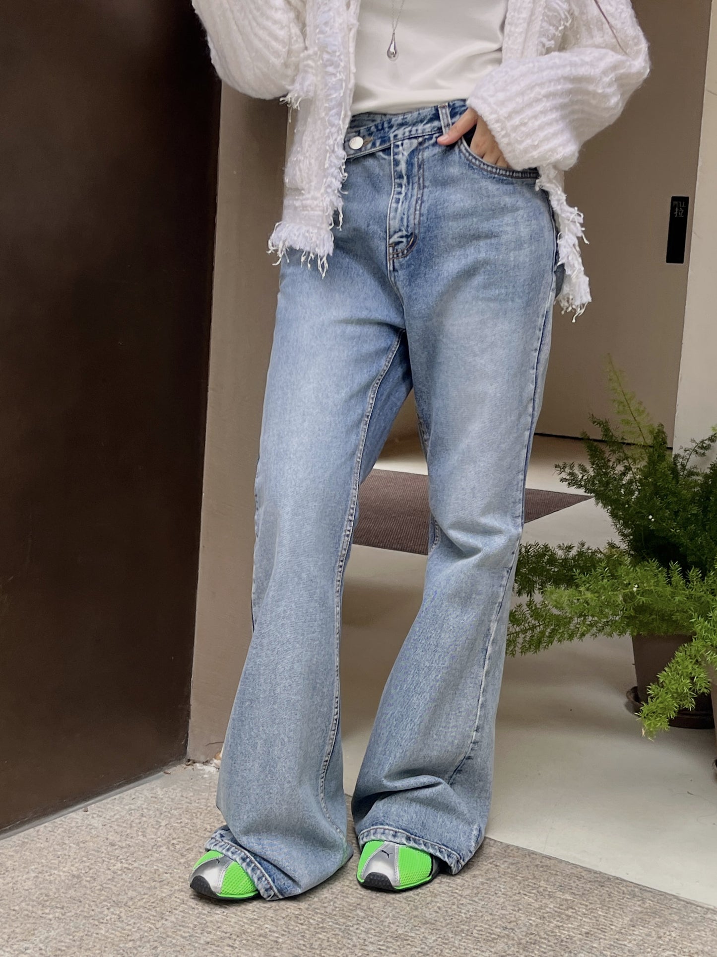 【A MA:DE 2025AW】Limit unbal denim pants ( 2color )