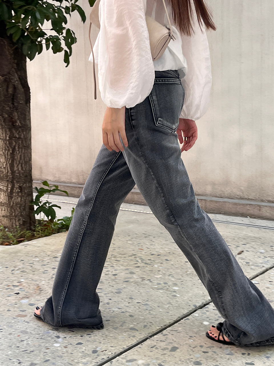 【A MA:DE 2025AW】Limit unbal denim pants ( 2color )