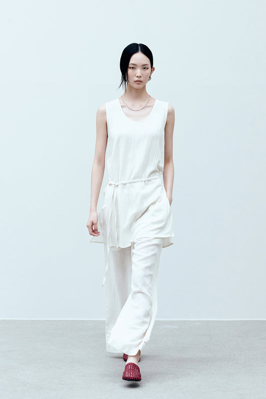 【BLOSSOM H COMPANY 2025SS】MOUR COTTON ONE-PIECE