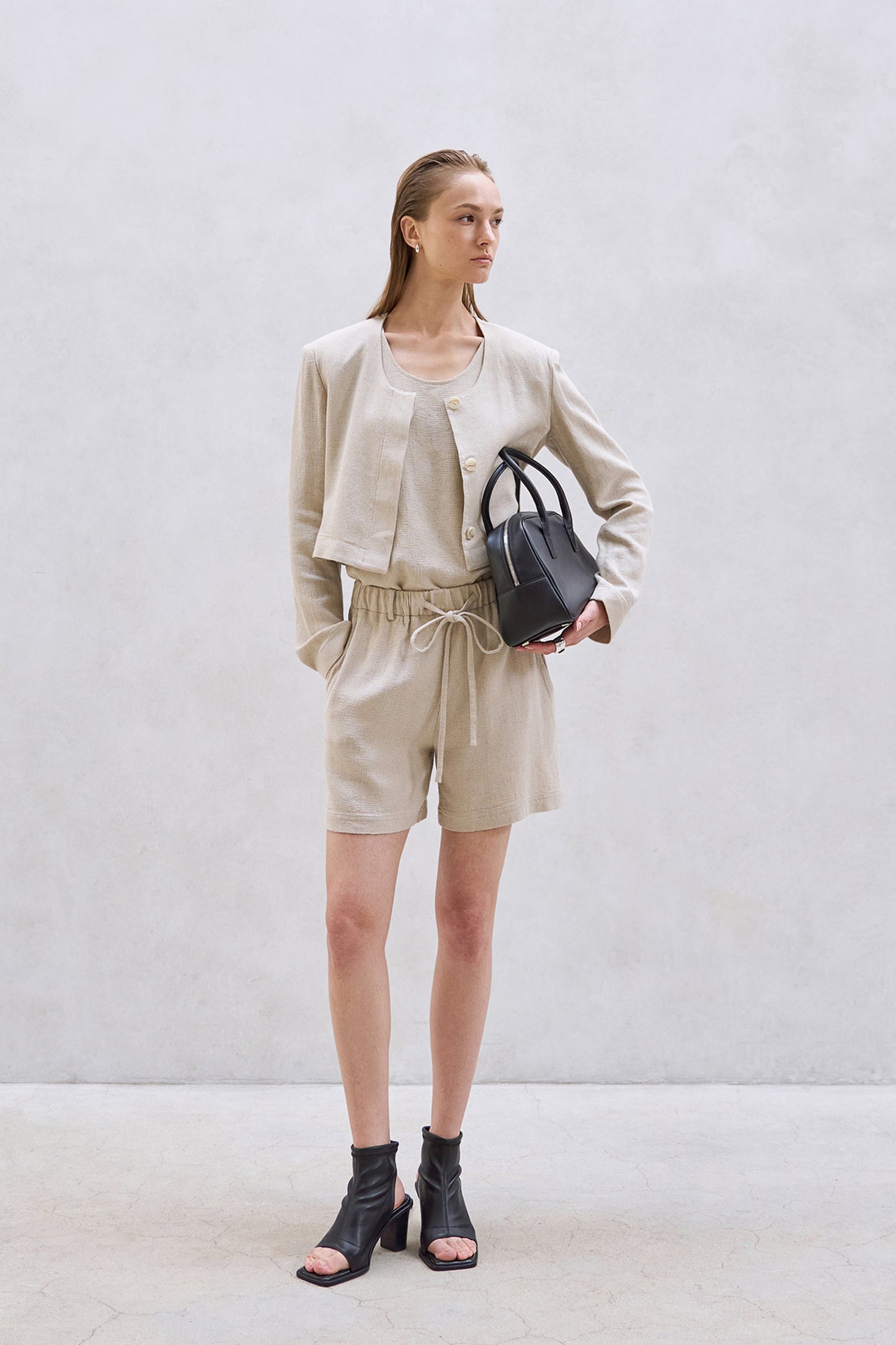 【BLOSSOM H COMPANY 2025SS】MORI LINEN PANTS