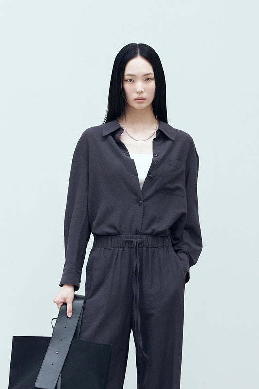 【BLOSSOM H COMPANY 2025SS】MOUR COTTON SHIRT