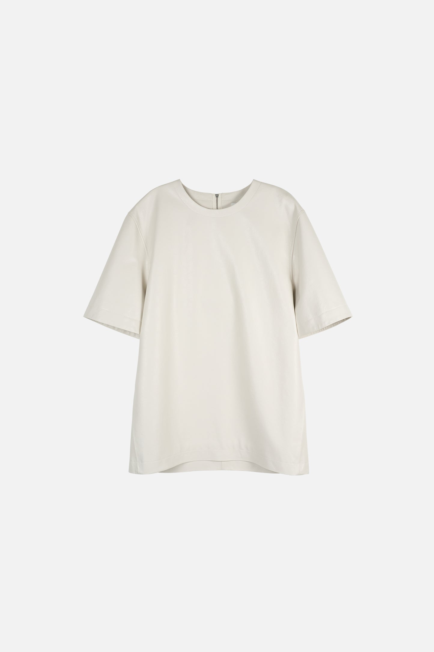 【BLOSSOM H COMPANY 2025SS】FELL LEATHER HALF SHIRT