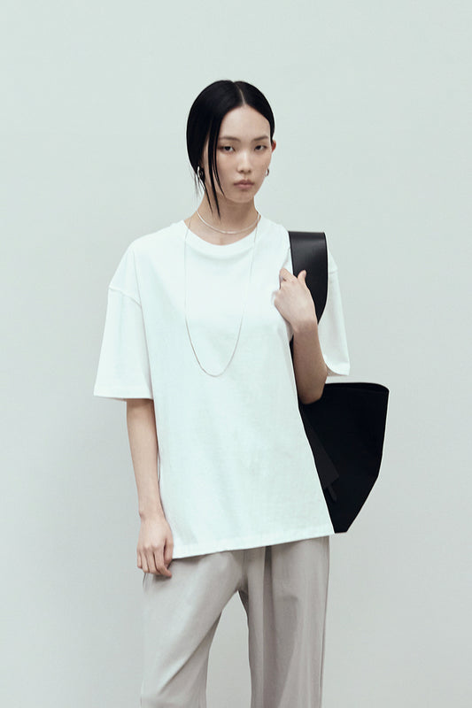 【BLOSSOM H COMPANY 2025SS】AUBE OVER-FIT T-SHIRT