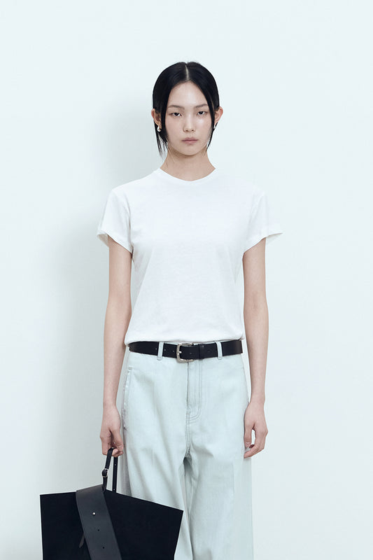 【BLOSSOM H COMPANY 2025SS】CODE LINEN SHORT-SLEEVE TEE