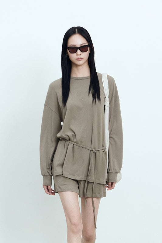 【BLOSSOM H COMPANY 2025SS】CODE LINEN LONG-SLEEVE TEE