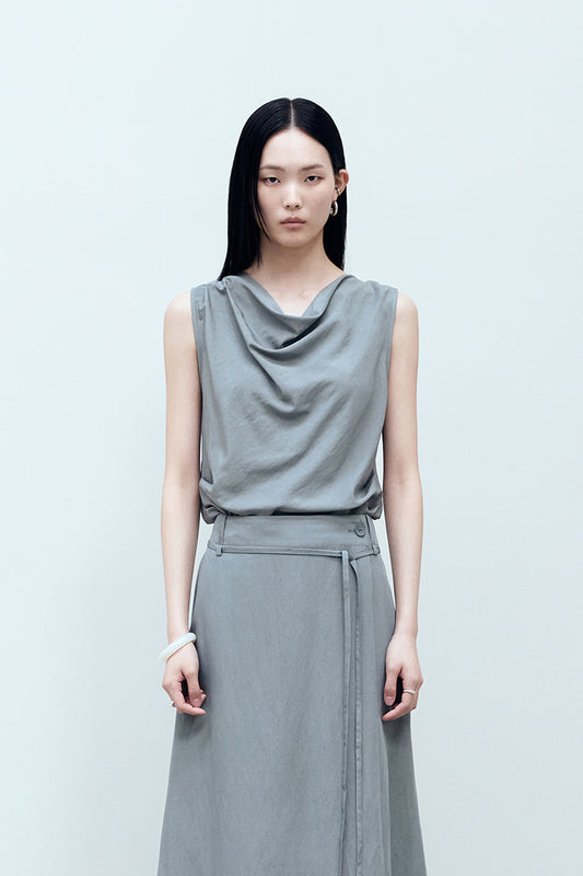 【BLOSSOM H COMPANY 2025SS】ALVIN COWL SLEEVELESS